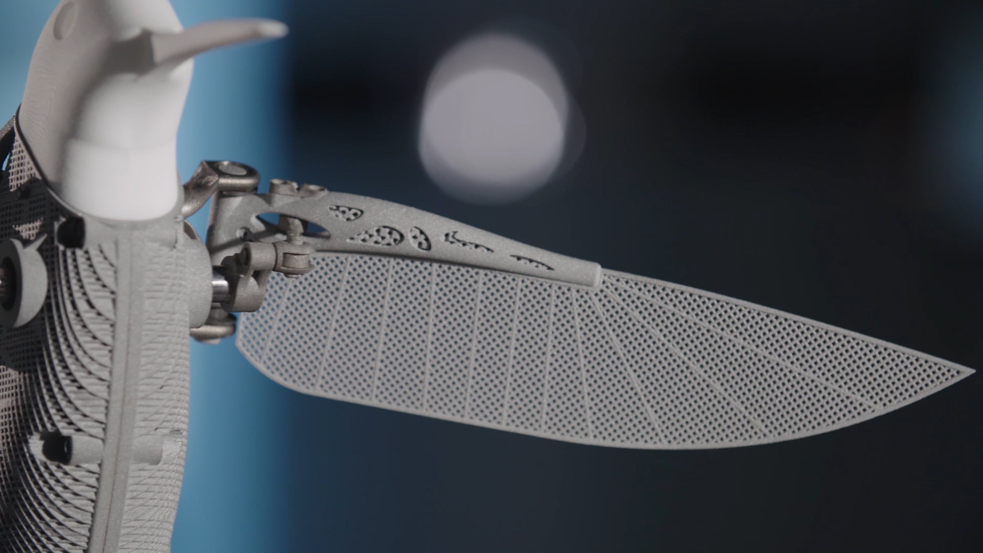 Colibri imprimé en 3D.